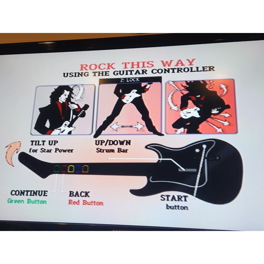 Guitar Hero Aerosmith Sony Playstation 2 PS2 Good Condition COMPLETE Activision